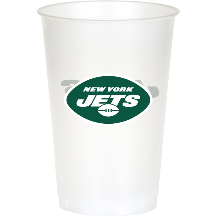 New York Jets 20 oz. Plastic Cup - 96/Case