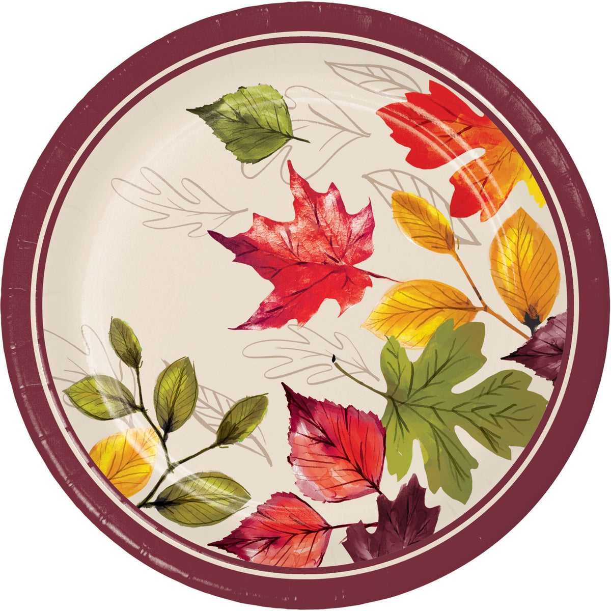 Falling Foliage Fall Dessert Plates