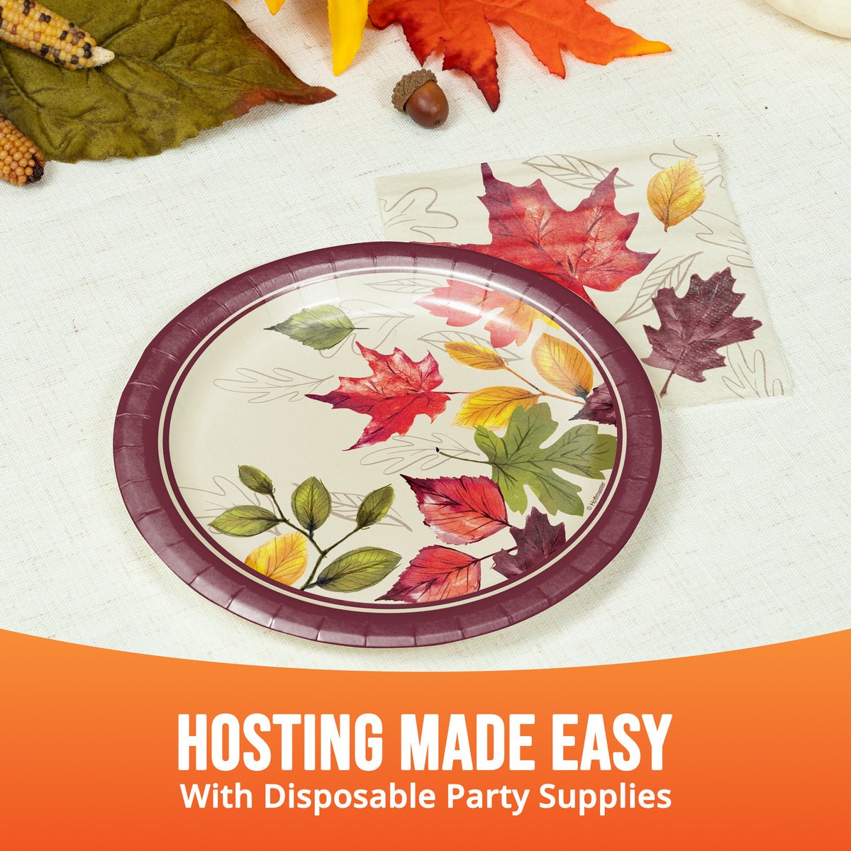 Falling Foliage Fall Dessert Plates