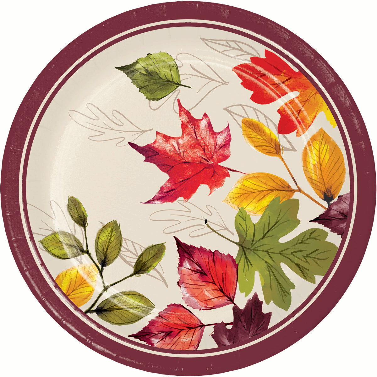 Falling Foliage Fall Dessert Plates