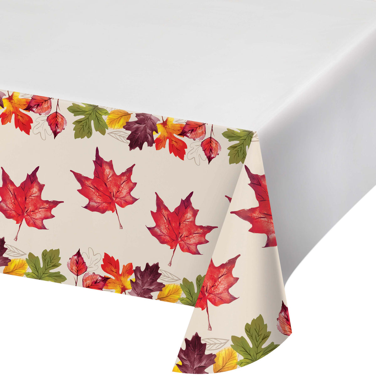 Falling Foliage Fall Paper Tablecloth