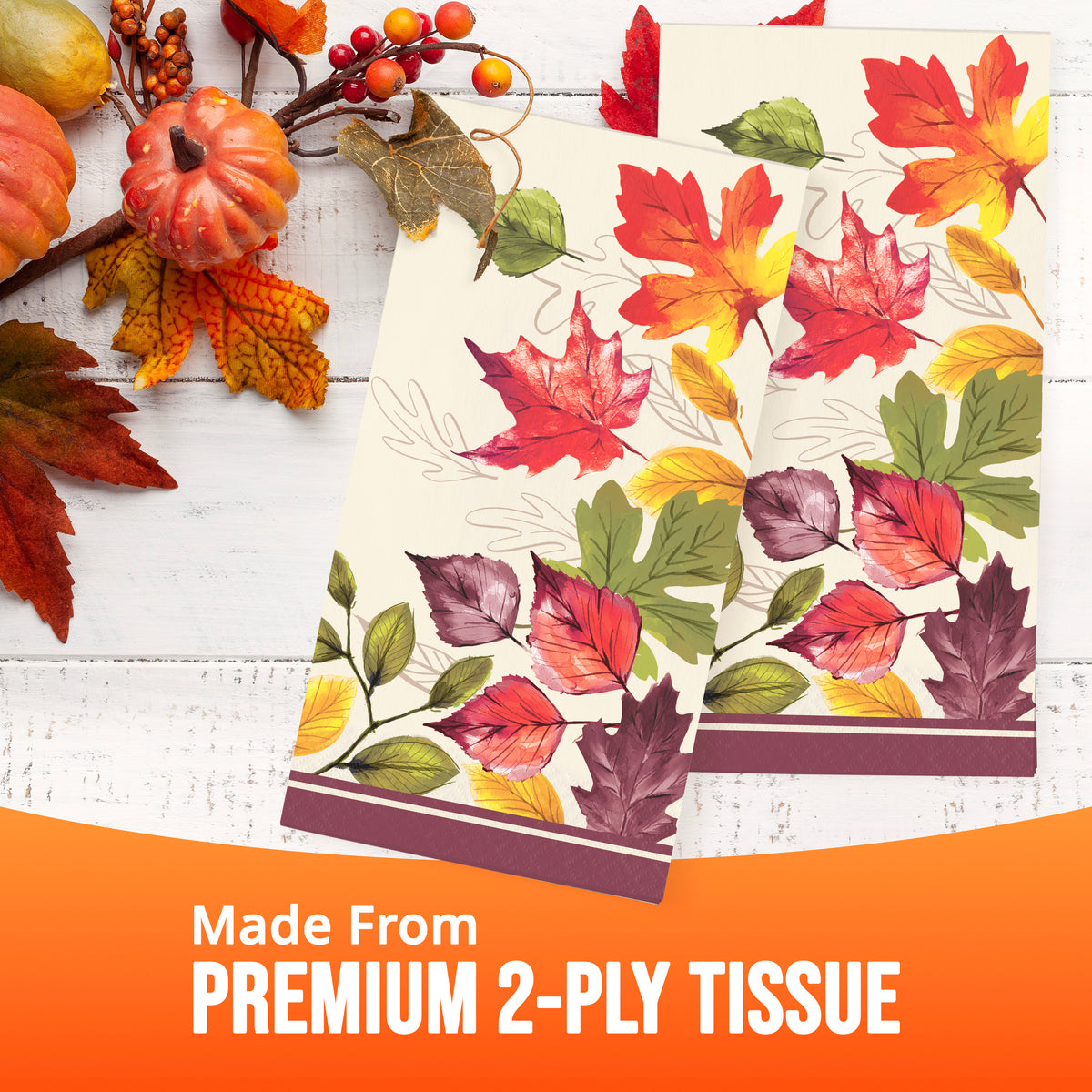 Falling Foliage Fall Guest Towels