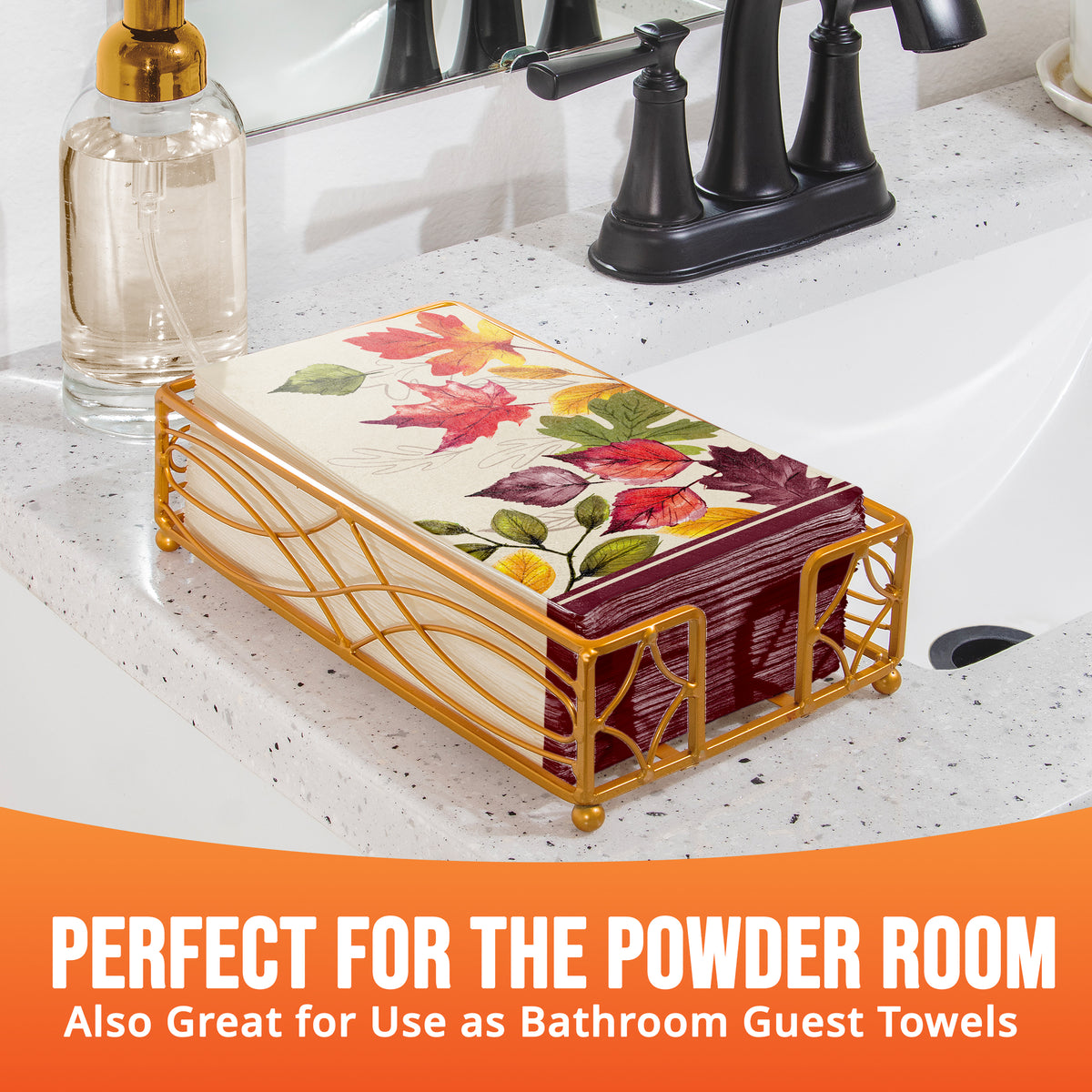 Falling Foliage Fall Guest Towels