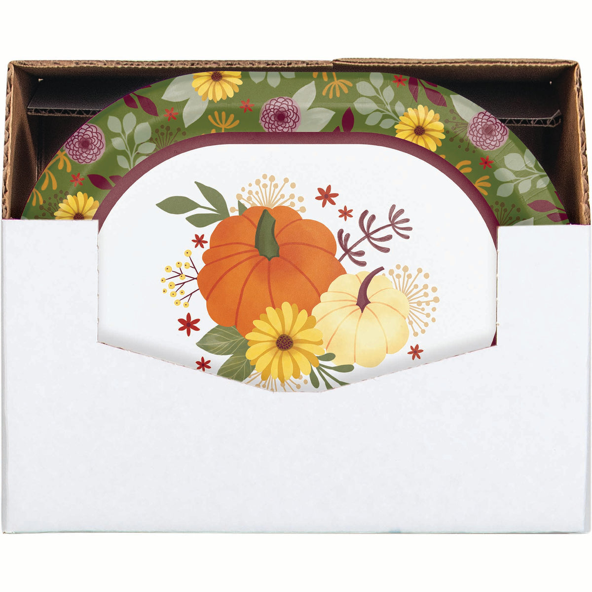Petals and Pumpkins Thanksgiving Oval Platters
