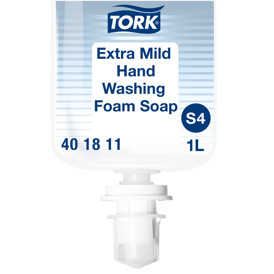 Tork Extra Mild Hand Washing Foam Soap 1-L — Case of 6 (401811)