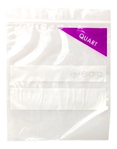 Reclozables™ Zip Seal Quart Bag (7x8) (500 Per Box)