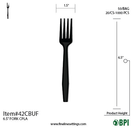 BULK HEAVY WEIGHT CPLA CUTLERY (Plant Based Compostable)