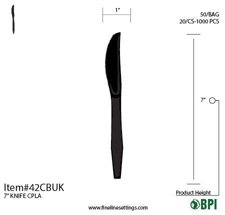 BULK HEAVY WEIGHT CPLA CUTLERY (Plant Based Compostable)