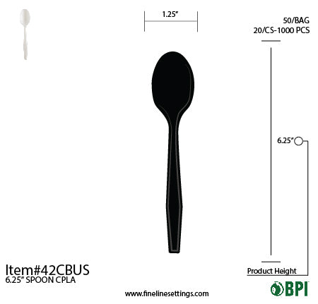 BULK HEAVY WEIGHT CPLA CUTLERY (Plant Based Compostable)