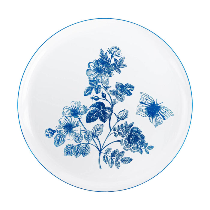 French Toile Combo 8" & 10" Plates Blue/White