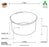 26 oz Low Profile Round Kraft Bowl – 500 Bowls/Case