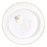 Honey Bee Deluxe Combo 7" & 10" Plates White/Gold