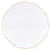 Honey Bee Deluxe Combo 7" & 10" Plates White/Gold