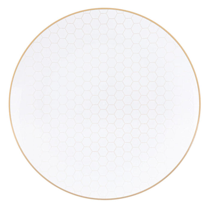 Honey Bee Deluxe Combo 7" & 10" Plates White/Gold