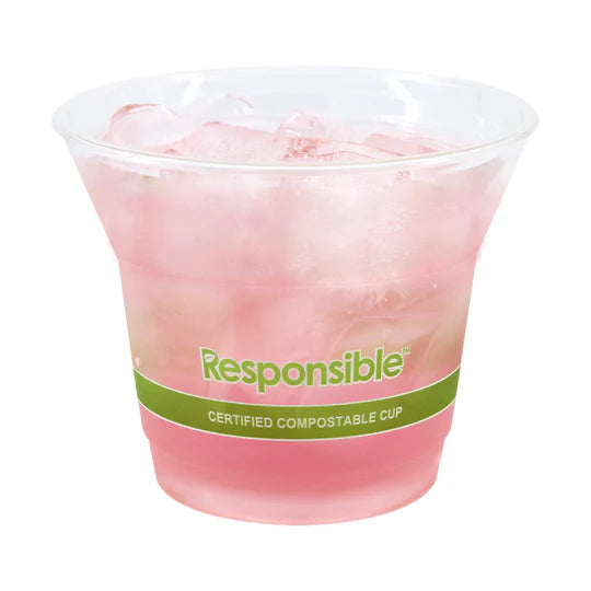 Compostable 5 oz Clear Cold Cups (2000 Cups Per Case)