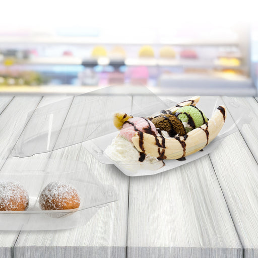 12oz Banana Boat Combo – Dome Lid & Base (250 SETS Per Case)