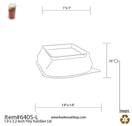 Fineline Tiny Temptations Dome Lid 6405-L specifications