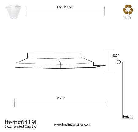 Fineline Tiny Temptations Lid 6419-L specifications