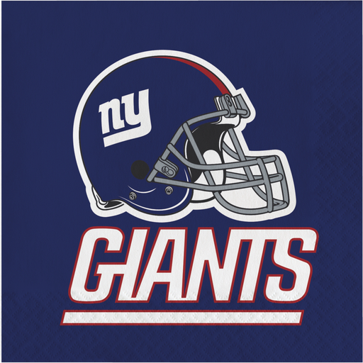 New York Giants Lunch Napkin 2ply (192 Napkins Per Case)