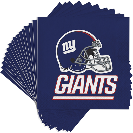 New York Giants Lunch Napkin 2ply (192 Napkins Per Case)