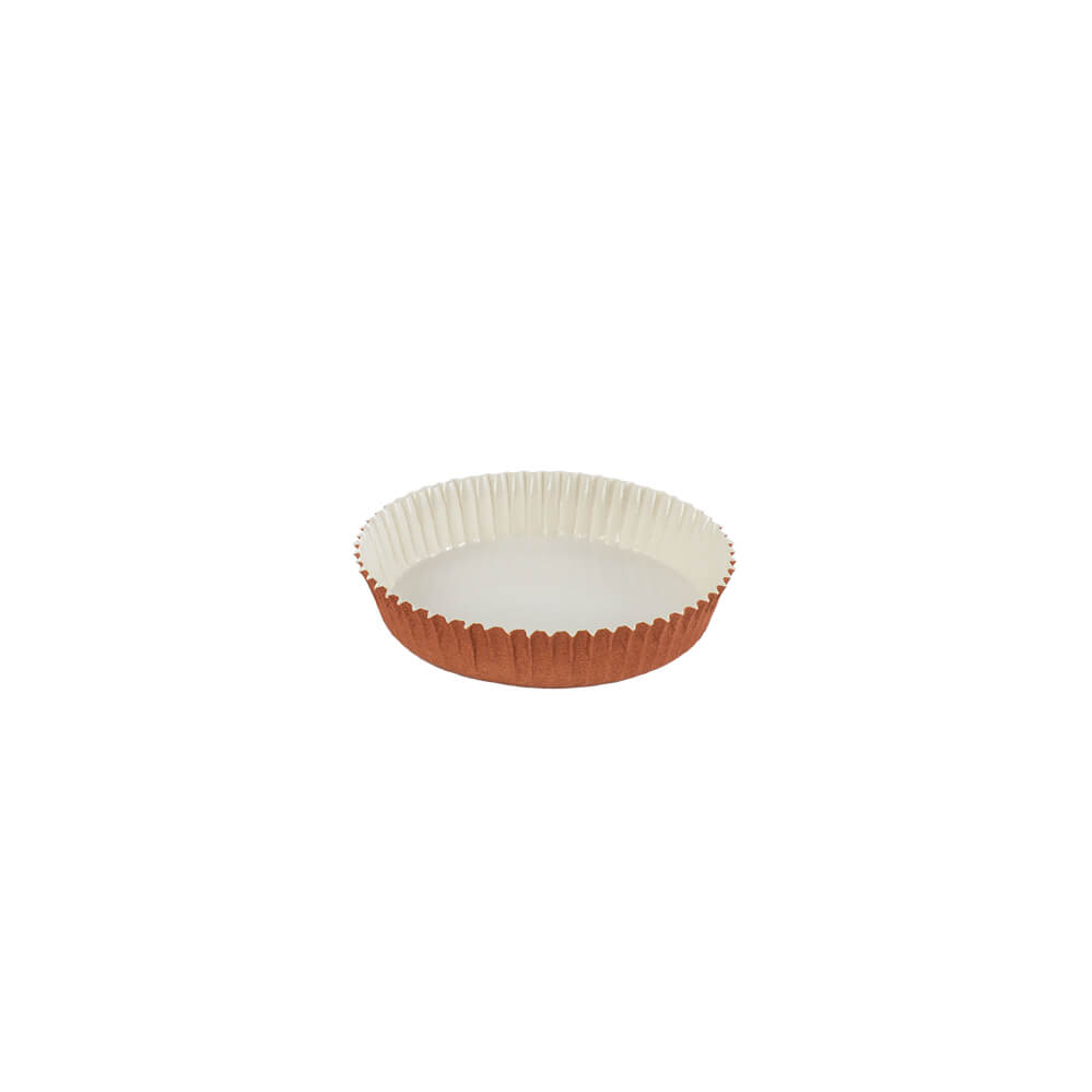 Novacart Optima 680684 Round Paper Tart & Pie Baking Mold – 3-1/2" x 3/4" – 1,440/Case