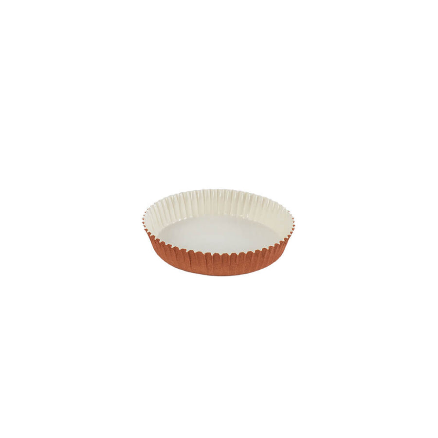 Novacart Optima 680684 Round Paper Tart & Pie Baking Mold – 3-1/2" x 3/4" – 1,440/Case