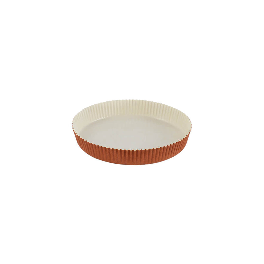 Novacart Optima 680687 Round Paper Tart & Pie Baking Mold – 4-3/4" x 3/4" – 1,792/Case
