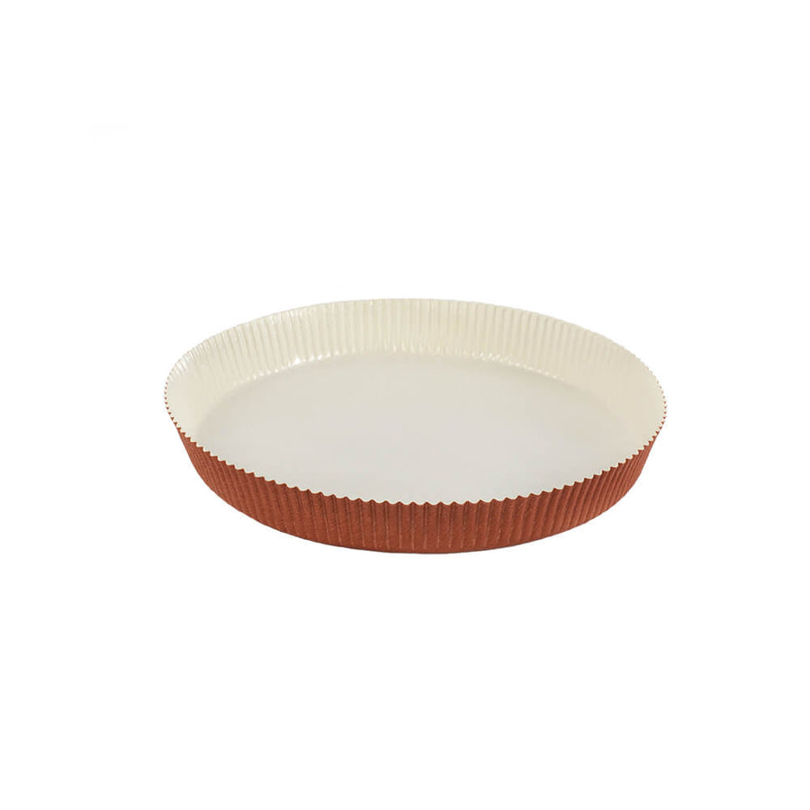 Novacart Optima 680696 Round Paper Tart & Pie Baking Mold – 8-1/4" x 1-1/8" – 720/Case