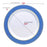 White with Gold Spiral on Blue Rim Plastic Plates