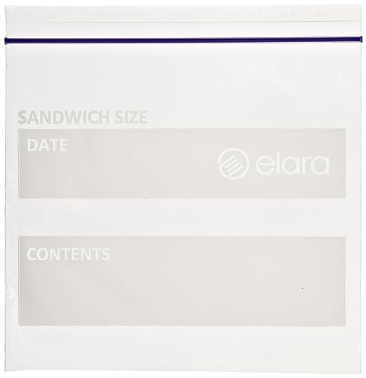 Reclozables™ Zip Seal Sandwich Bag (6.5x6) (500 Per Box)