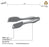 6.5" Silver Disposable Serving Tongs – Heavy Duty Plastic Buffet & Catering Tongs (72/Case)