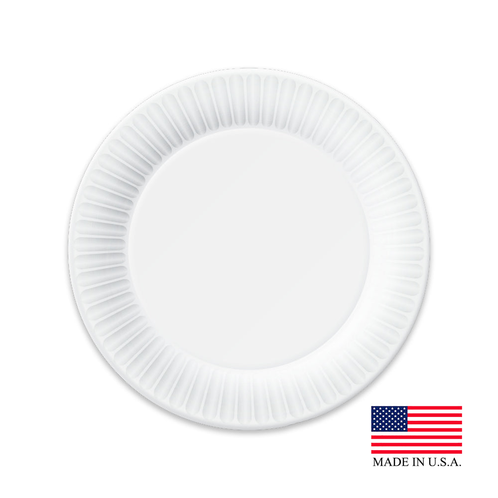 9" Paper Coated Plates (500/case)