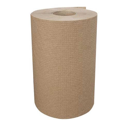 Right Choice™ Paper Hardwound Roll Towel 1-Ply, Kraft, 7.87" x 350', 12/350
