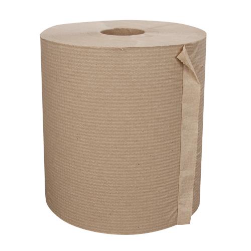 Right Choice™ Paper Hardwound Towel 1-Ply, Kraft, 7.87" x 800', 1/CS/6