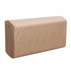 Right Choice™ Paper Multifold Towel 1-Ply 250-Sheets, Kraft, 9" x 9.45", 16/250