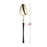 Gold with Black Handle Moderno Disposable Plastic Cutlery