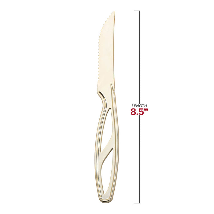 Disposable Heavy Duty Plastic Steak Knives