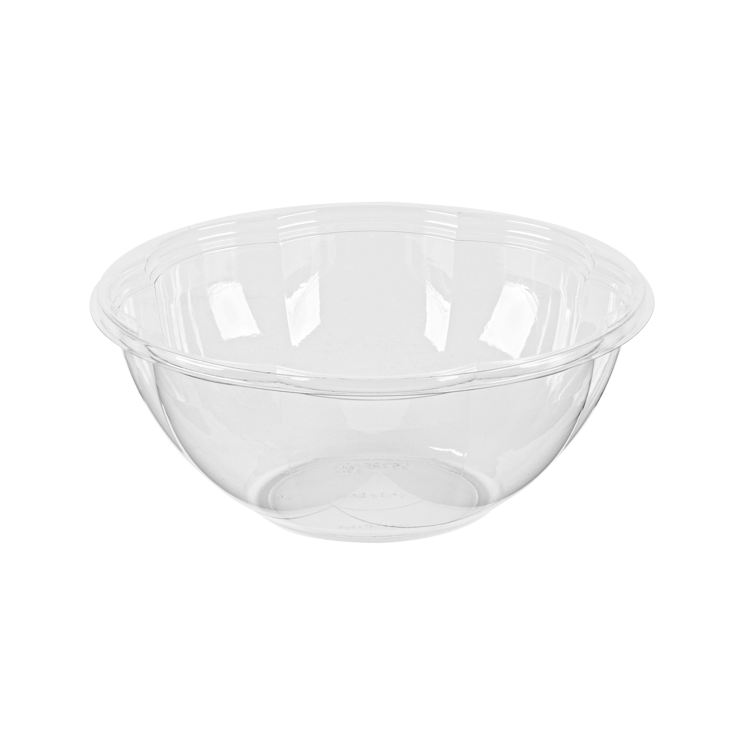 24 oz Clear PLA Salad Rose Bowl — Compostable — 300/Case | Fineline 47PLASB24