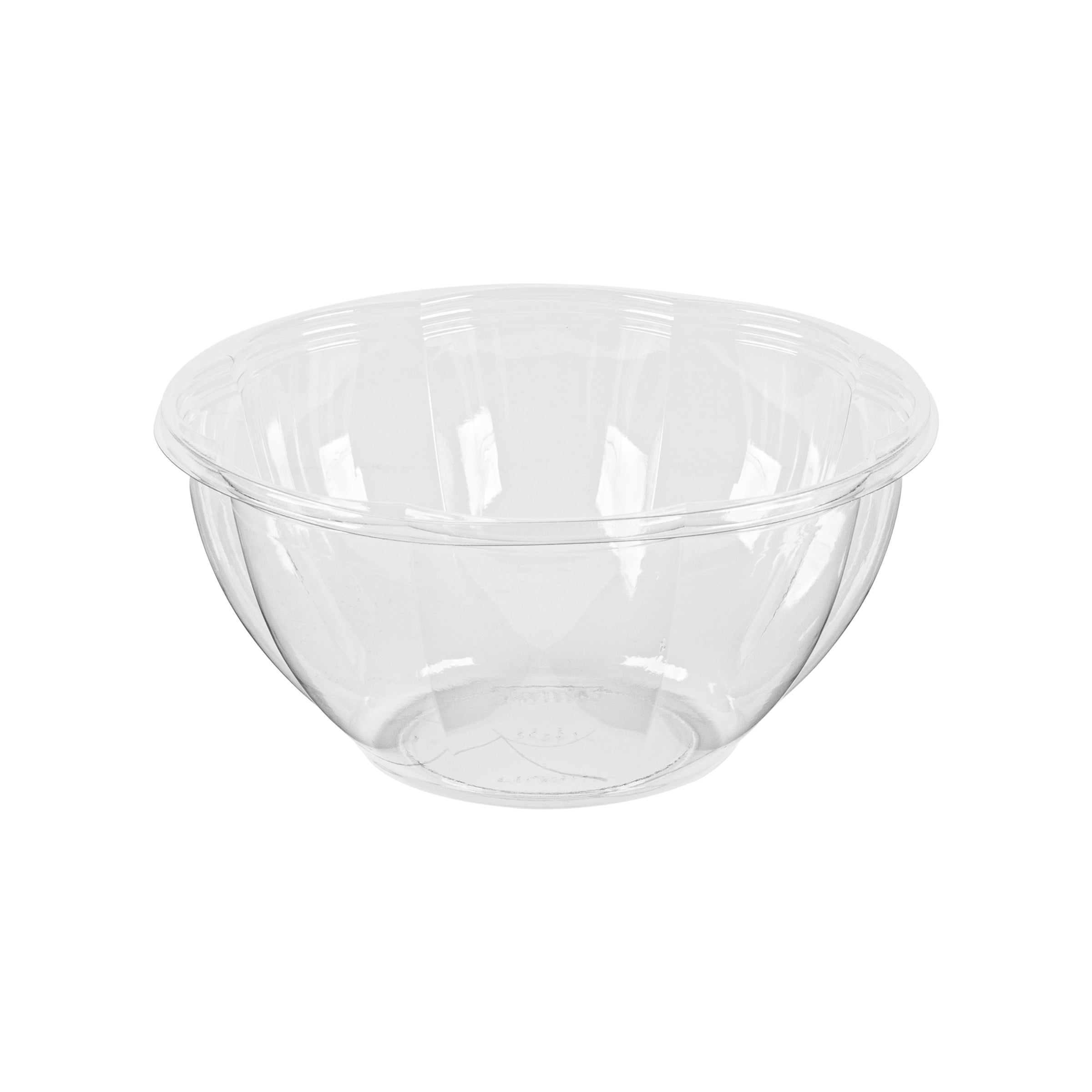 32 oz Clear PLA Salad Rose Bowl — Compostable — 300/Case | Fineline 47PLASB32