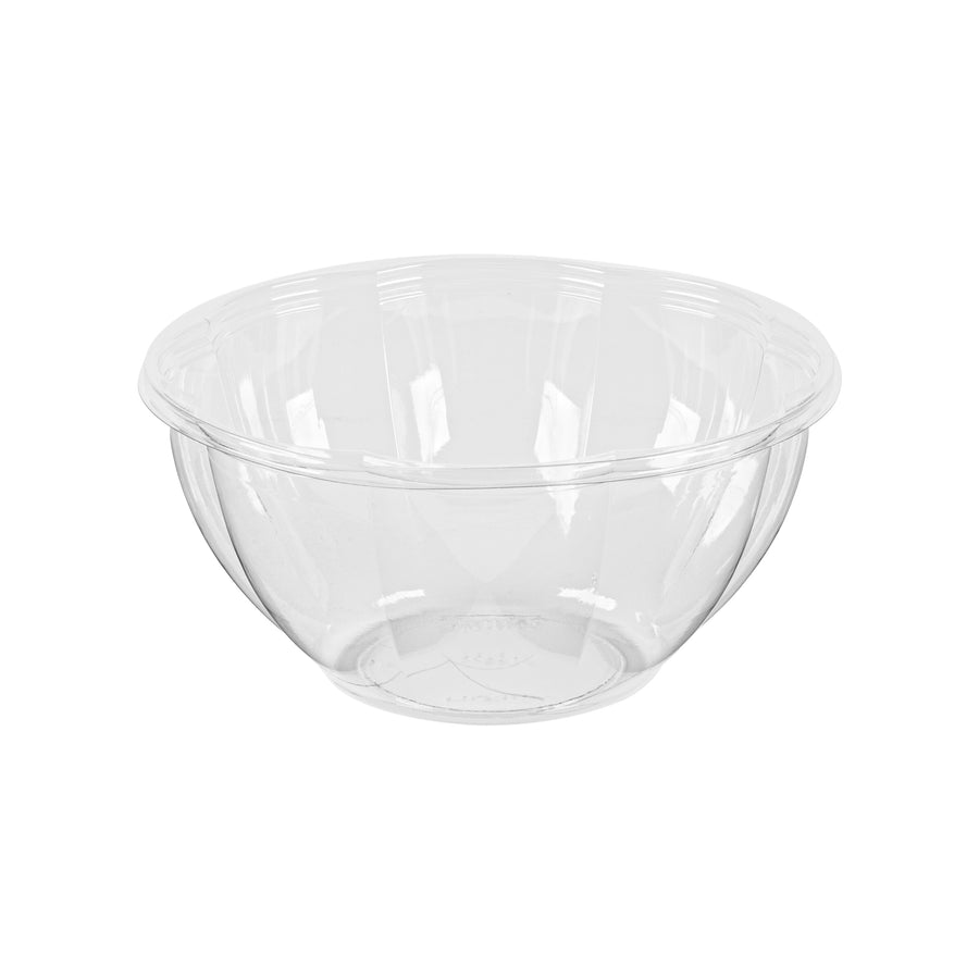 32 oz Clear PLA Salad Rose Bowl — Compostable — 300/Case | Fineline 47PLASB32
