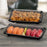 Sushi Tray Combo– Black Bases with Clear Lids