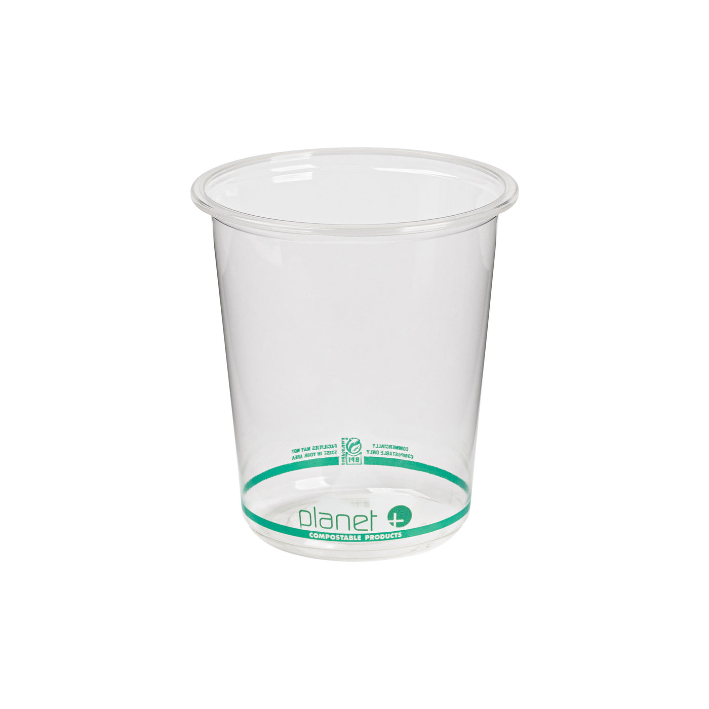 32 oz Clear PLA Round Deli Container — Compostable — 300/Case | Fineline 47PLADR32A