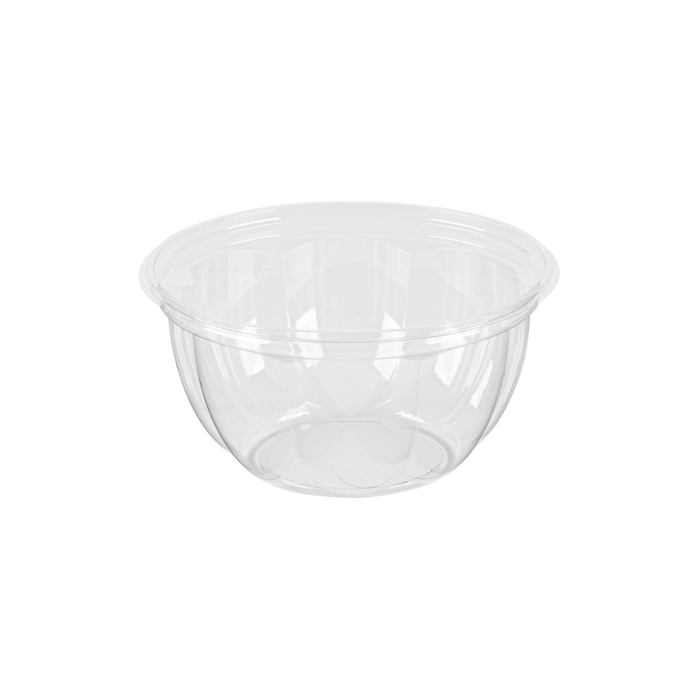 16 oz Clear PLA Salad Rose Bowl — Compostable — 450/Case | Fineline 47PLASB16