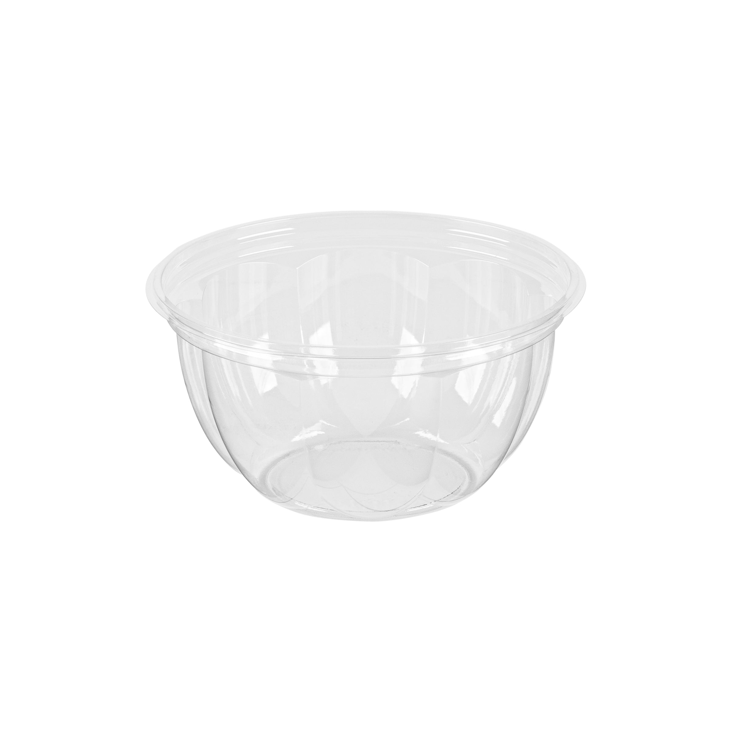 16 oz Clear PLA Salad Rose Bowl — Compostable — 450/Case | Fineline 47PLASB16