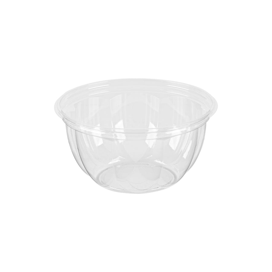 16 oz Clear PLA Salad Rose Bowl — Compostable — 450/Case | Fineline 47PLASB16