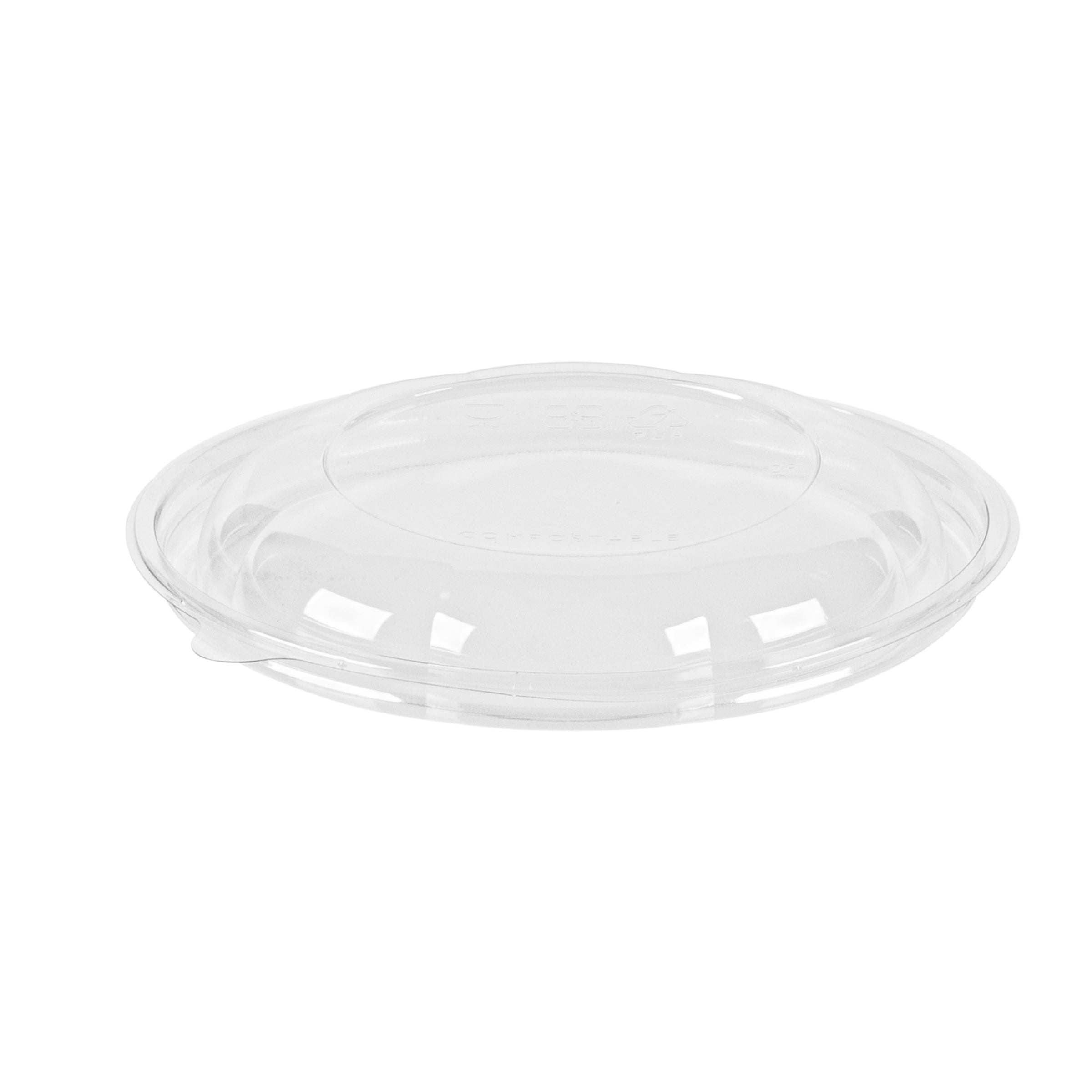 Dome PLA Lid for 16 oz Salad Rose Bowl — Compostable — 450/Case | Fineline 47PLASBL16