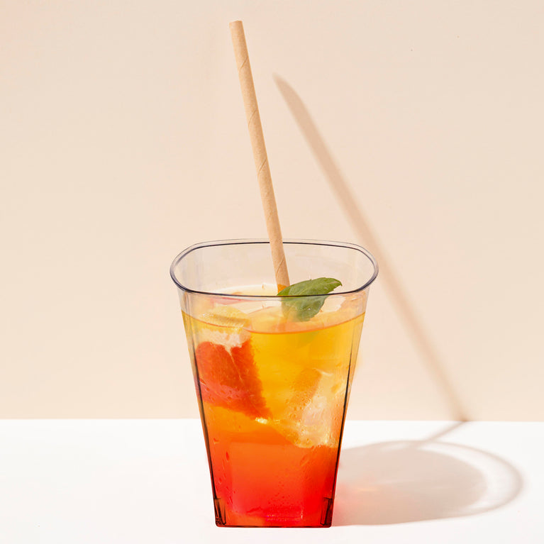 Clear Square Plastic Cups (Available in Different Sizes)