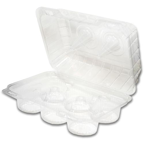 DFI LBH-6656 cupcake container compartments detail