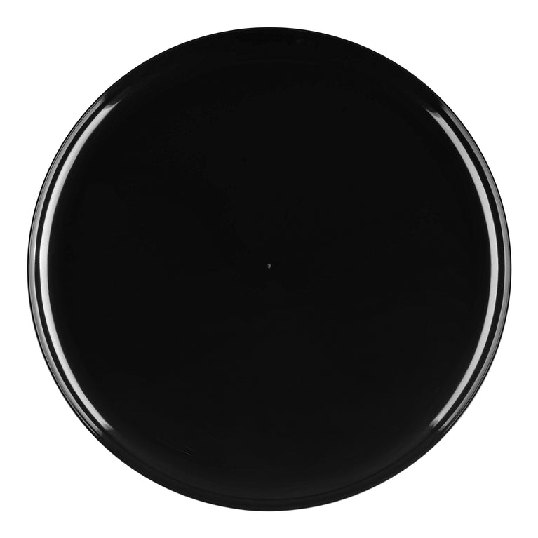 Flat Round Disposable Plastic Pastry  Plates (Available in Multiple Colors)