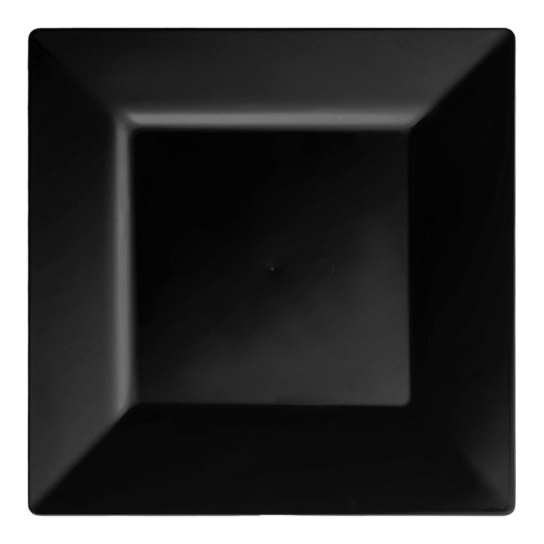 Solid Color Square Plastic Plates